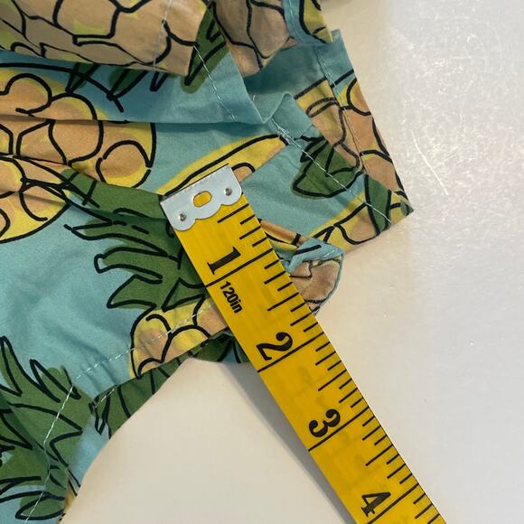 Zara Pineapple Cropped Top & Shorts Set Womens Small & Medium Tropical Beachy - Picture 16 of 16